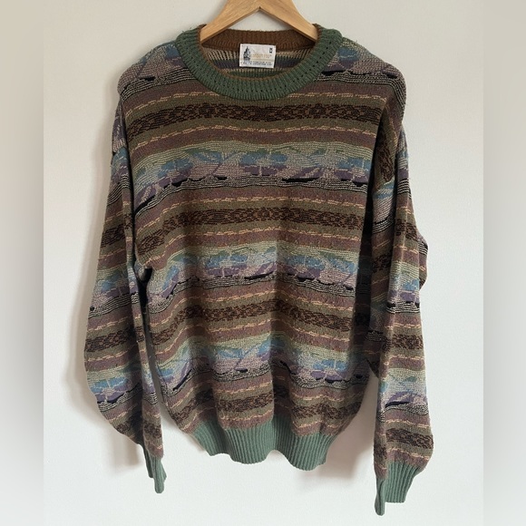 London Fog Other - Vintage London Fog Sweater / M-L / Cosby Style / 90s